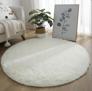 Quality Circle Silk Woollen Mixed Knitting Carpet Bedroom, Living Room Carpets wholesale