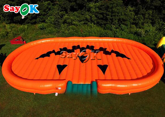 Customized Outdoor Inflatable Pumpkin Jumping Pad For Kids