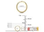 Twisted Rope 14k Gold Nose Ring 18G , Nose Piercing Clicker for Gift