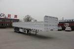 Side Board Fence Tri Axles Flatbed Detachable Sidewall Semi Trailer for Cargo