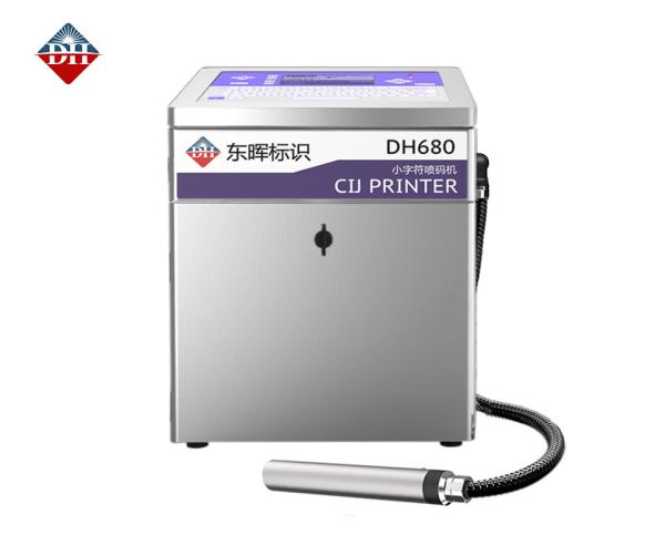 DH680 small character CIJ continuous inkjet printer,Fully automatic date