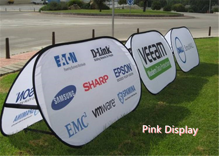 Charity Sports 100 Polyester Pop Up Banner Stand
