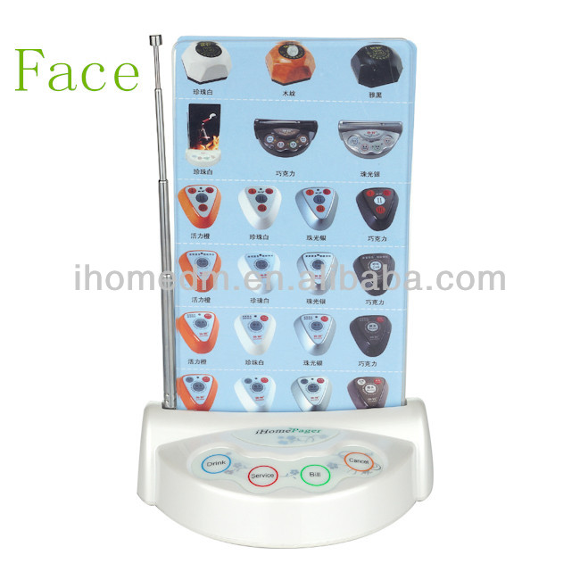 Restaurant service equipment, wireless catering calling system with holder