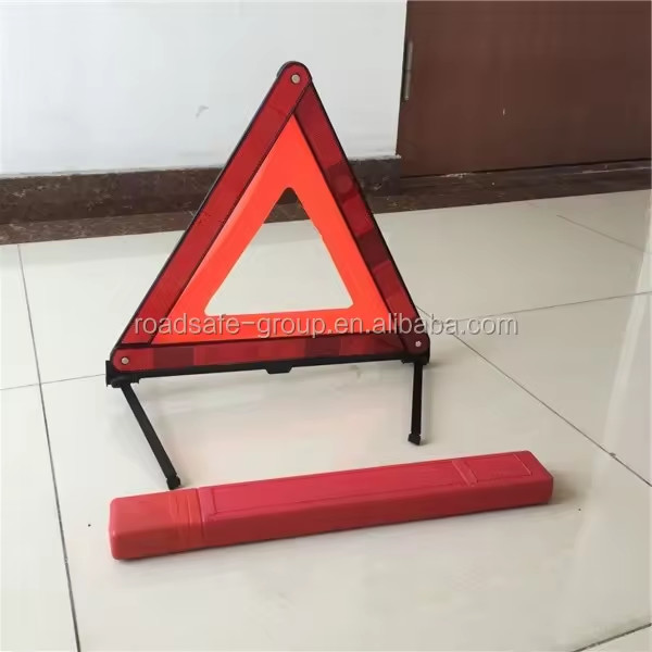 43 X 43 X 43cm ABS Car Warning Triangle Reflective Road Safety Triangles