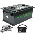 OEM Electric Golf Cart Lithium Battery 72V 100Ah 48V 105Ah With Charger