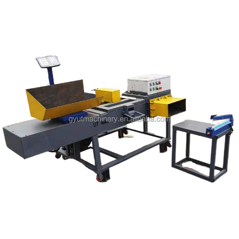 1kg-25kg Automatic Wood Shaving Sawdust Baler Bagging Press Machine for Hamster Bedding