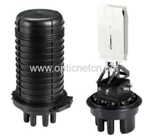 Quality Black Heat Shrinkable Joint Closure , Fiber Joint Enclosure 1 Large Oval Port wholesale