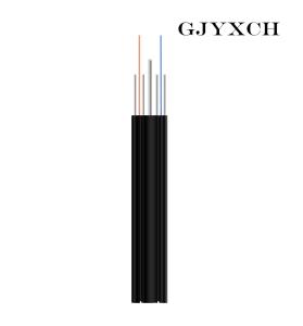 Quality G657A2 SM Outdoor FTTH Drop Cable 4 Core Armoured Fiber Optic Cable wholesale