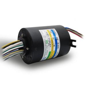 Quality 0~300 Rpm Speed Through Hole Slip Ring 18 Circuits 10A Diameter 12.7mm 240AC wholesale