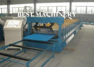 Quality Corrugated Zinc Coated Metal Sheet Roof Roll Forming Machine Electrical System wholesale