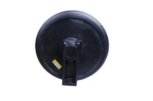 Quality Wear Resistant SK200 Bulldozer Front Idler Assembly HRC52-58 Hardness wholesale