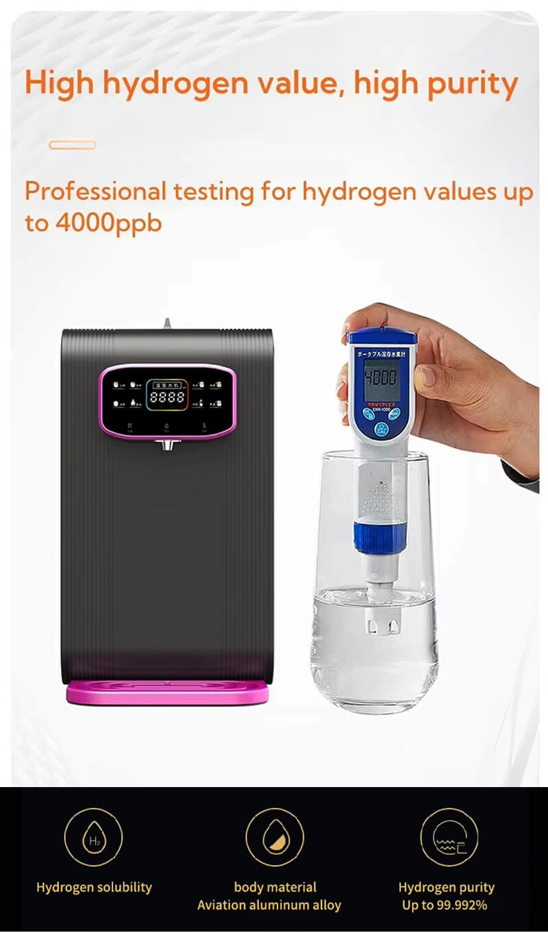 Hydrogen Water Dispenser Household Use 2000ppb Improves Blood Circulation WEIZI