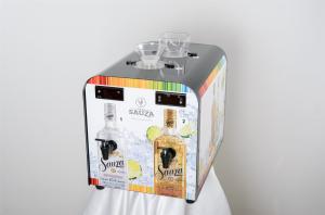 Quality Liquor dispenser with two independent tanks can Cool two liquor in seconds,reliable quality! wholesale