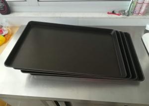 Quality Black Non Stick Baking Tray Stainless Steel Dakin PTFE Thickness 0.7mm wholesale