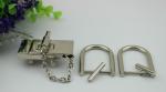 Personality design three-piece suit silver color metal accessories zinc alloy
