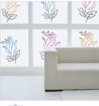 Reusable Custom Wall Decoration Flower Stickers LY-042, Wall / Floral Wall