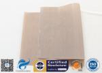 0.12mm Beige Ptfe Coated Glass Fibre Fabric With FDA Standard
