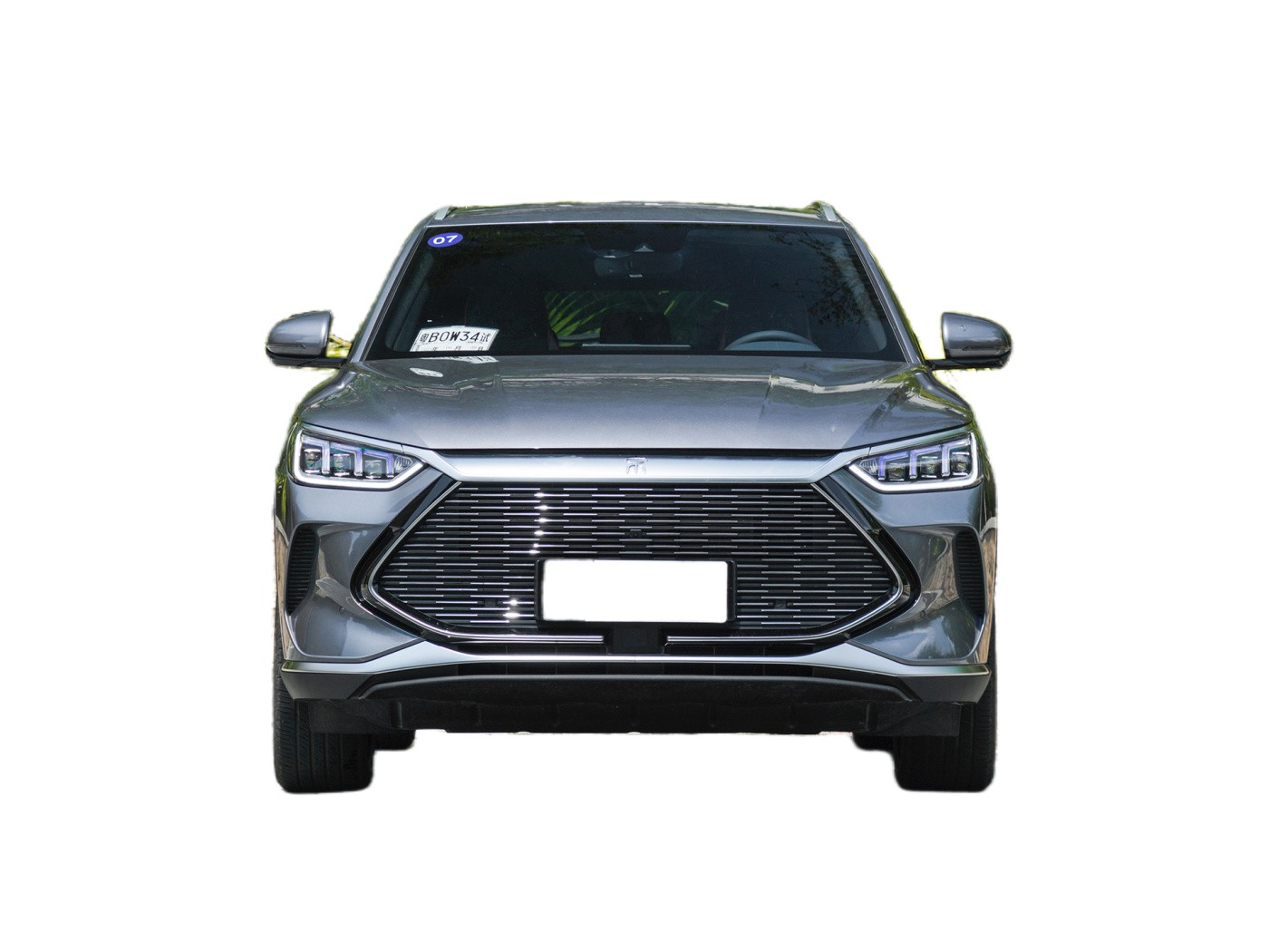 White Color Hybrid Sedans 5 Seats 600KM Electric Small Suv Cars