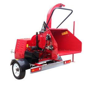 Quality 6 Inch 8 Inch Road Towable Diesel Wood Chipper 22HP Wood Chipping Machine wholesale