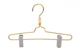 Quality Betterall Beautiful Plastic Clips Pant Usage Metal Gold Hanger wholesale