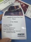 Waterproof Pigment Dye Inkjet 190gsm RC Glossy Photo Paper Sticker Label