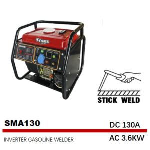 Quality 50HZ 130A Portable Gasoline Welder SMAW stick welding Machine 33kg Weight wholesale