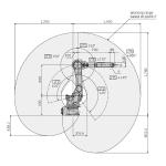 RA010N 6 Axis 10KG 1450mm Welding Robot Arm Kawasaki