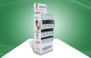 Quality Four Shelf POP Cardboard Display Eco-friendly Material / Printing wholesale