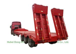 Quality 3 Axle Gooseneck Hydraulics Trailers Lowbed Semi Trailer ,60ton,80Ton wholesale