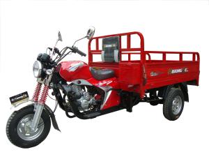 Quality Motorized Fuel 3 Wheel Cargo Motorcycle , 150CC Cargo Tricycle With Glass Headlight wholesale