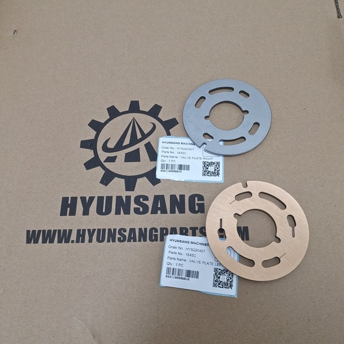 Hyunsang Excavator Parts Valve Plate Left 1845C 0788809 0788817 0788816 Construction Machinery