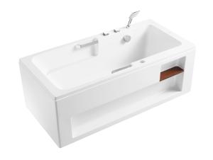 Quality AQ1762SQ Free Standing Bathtub , 160L 200W Hotel Soaking Tub wholesale