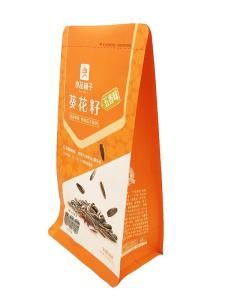 Quality 80 Microns Flat Bottom Packaging Bag Matte Stand Up Pouches For Nuts Nontoxic wholesale