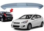 Hyundai Accent Hatchback 2010 2015 Car Roof Spoiler ABS Material 136*18*32cm