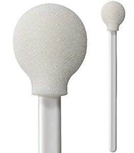 Quality Big Round Circular Head Sponge Tip Cleanroom Foam Swabs 50pcs wholesale