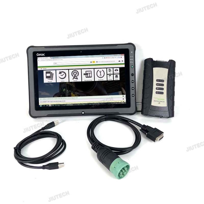 V5.3 AG&CF Agriculture Construction EDL V3 Diagnostic Kit Service Advisor F110 Tablet JOHN DEERE