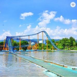 Quality 16 Persons Theme Park Roller Coaster Rides Kids Fun Fair Games Color Customized wholesale