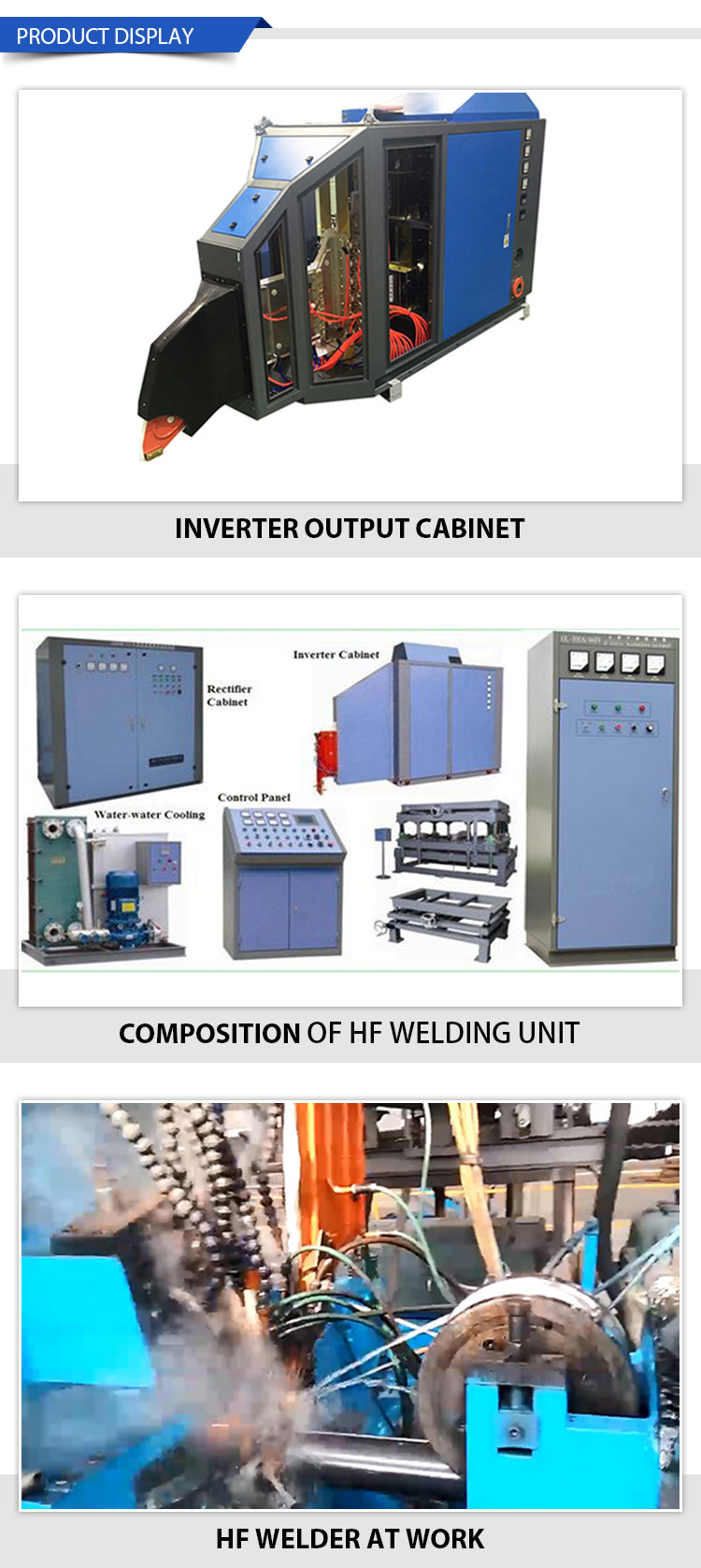 300KW 800A Solid State High Frequency Welding Machine Steel Pipe Welder