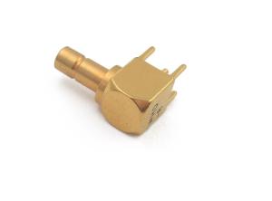 Quality Right Angle SMB Waterproof Coaxial Connector Male Soldered Rf Coaxial Cable Connectors wholesale
