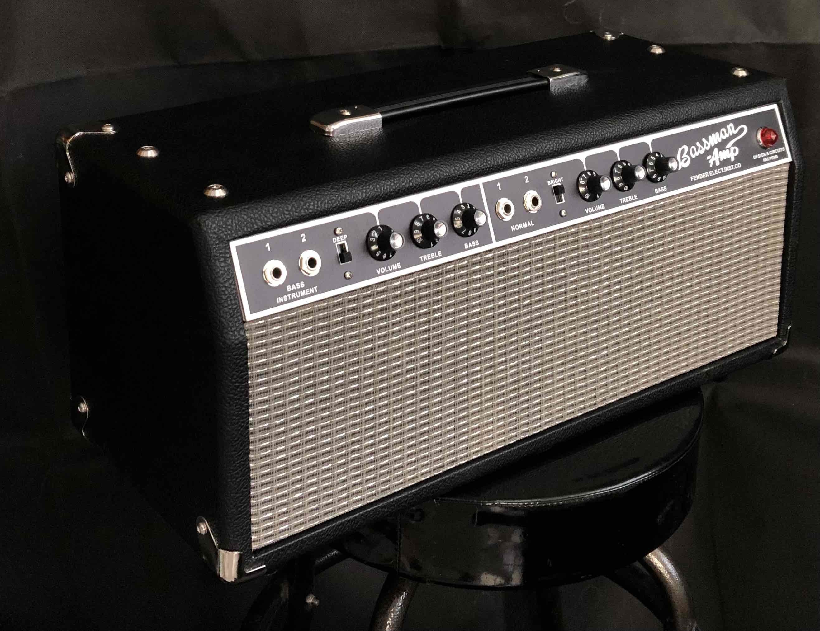 Custom Grand Bassman Reverb Head 1964 1965 Amplifier Bass Tube Amp Vintage Rare