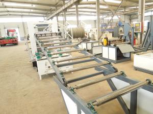 Quality Three Roller Calender Plastic Sheet / Board Extrusion Line Heat &amp; Cold Resistance wholesale