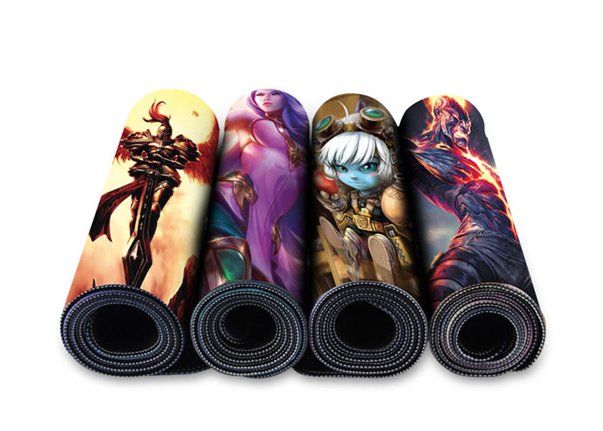 Large Gaming Mouse Pad 800x400x3MM Customized Photo Polyester For Computer