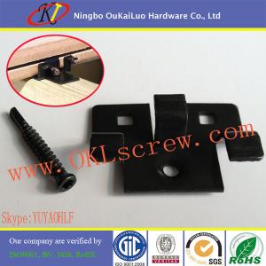 Quality Black Oxide Stainless Steel Hidden Deck Fasteners wholesale