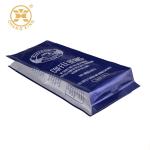 0.5kg Glossy Blue Coffee Bean Packaging Bags With Valve Vacuum Pack Bags For