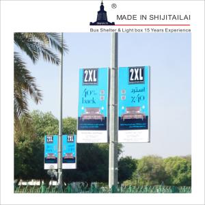Quality Tempered Glass Brushed ISO14001 Lamp Post Light Box wholesale