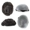 Buy cheap Toupee for Men Human Hair Replacement System 08mm Thin Skin Hairpieces #1B from wholesalers