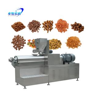 Quality Fuel Oil Heating Automatic Dry Food Machine for Dogs and Cats Pet Food Production Line wholesale