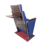 Hall Theater Seats Church Auditorium Chair With Writing Pad Leature Tables
