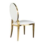 Aluminum Gold Banquet Chairs White Ballroom Chairs Customized