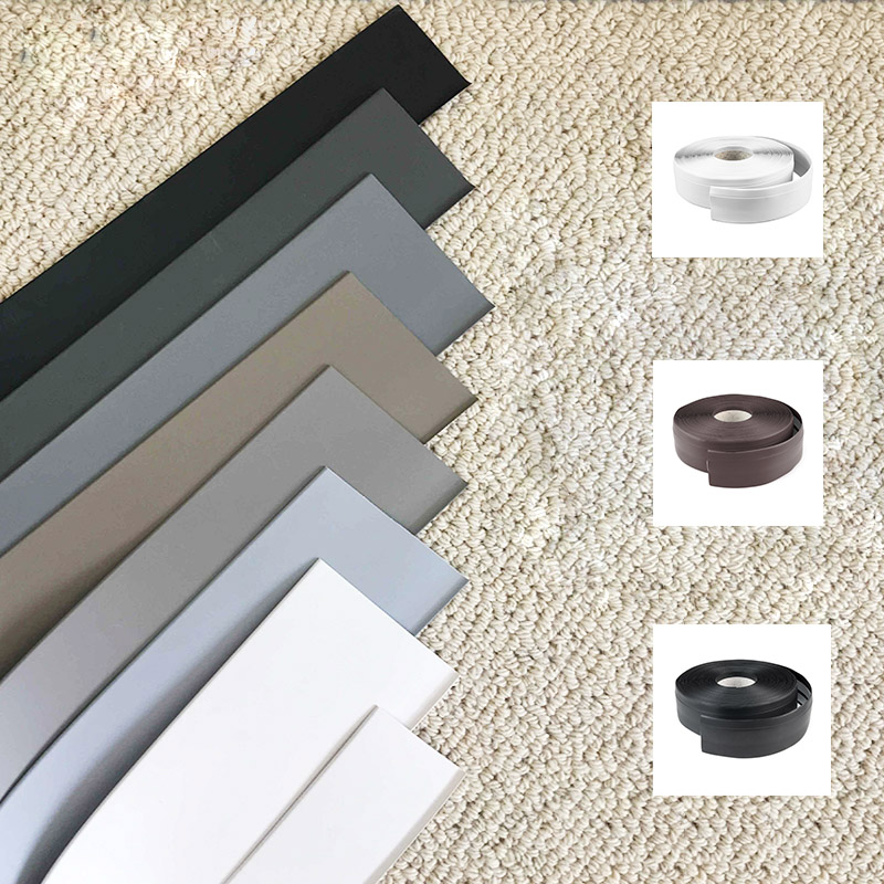4" to 6" Flexible PVC Wall Baseboard Trim with Payment Term of 30% Deposit 70% Balance
